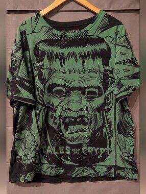 Tales From The Crypt Graphic Short Sleeve Tee - Green/Black